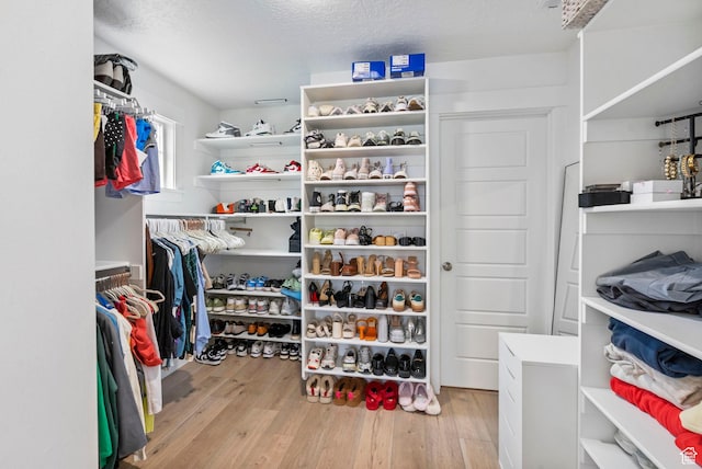 2862 S Preening Way, Saratoga Springs, UT 84045 - walk in closet featuring wood finished floors