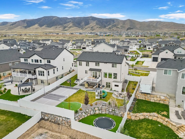 2862 S Preening Way, Saratoga Springs, UT 84045 - bird's eye view featuring a residential view and a mountain view