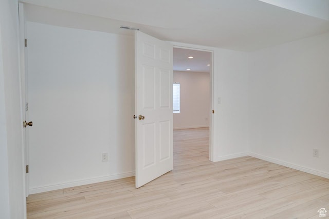 676 S 620 E, Heber City, UT 84032 - spare room featuring light wood finished floors, recessed lighting, and baseboards