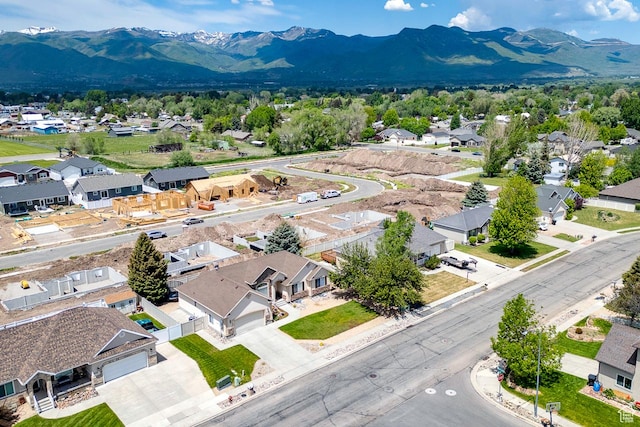 676 S 620 E, Heber City, UT 84032 - aerial perspective of suburban area with a mountain backdrop