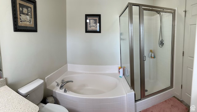 272 W 680 N, Centerville, UT 84014 - full bath featuring vanity, a garden tub, toilet, and a stall shower
