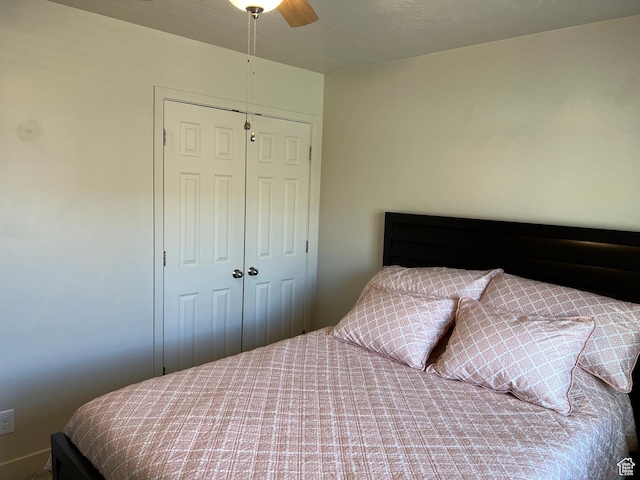 272 W 680 N, Centerville, UT 84014 - bedroom featuring a closet and ceiling fan