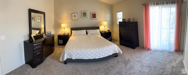 272 W 680 N, Centerville, UT 84014 - bedroom featuring vaulted ceiling and light colored carpet