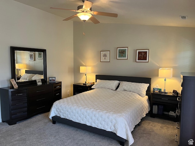272 W 680 N, Centerville, UT 84014 - bedroom featuring carpet flooring, ceiling fan, and visible vents