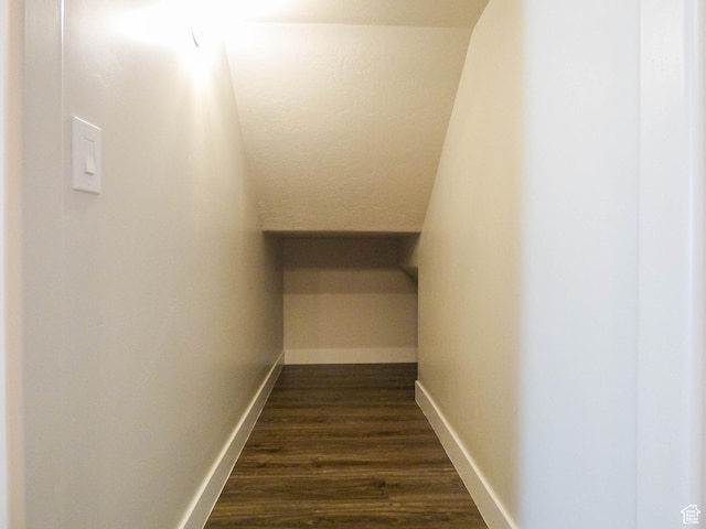 4718 E Cougar Run S, Ut, UT 84629 - hall featuring dark wood-style floors and baseboards