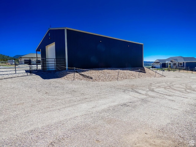 4718 E Cougar Run S, Ut, UT 84629 - view of outdoor structure featuring fence and an outbuilding