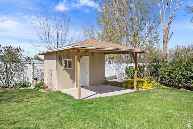 428 N 100 W, Santaquin, UT 84655 - view of outbuilding featuring fence private yard and an outbuilding