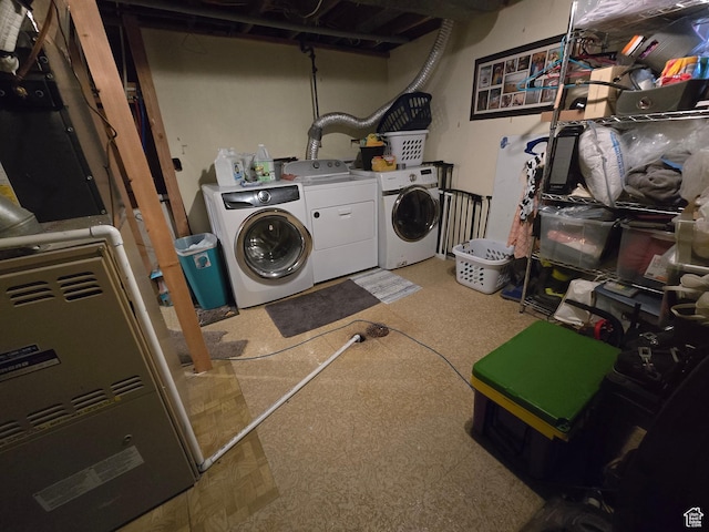5841 S 129 W, Murray, UT 84107 - clothes washing area with laundry area and independent washer and dryer