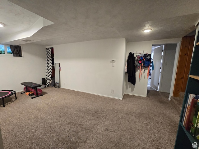 5841 S 129 W, Murray, UT 84107 - finished below grade area with carpet flooring, baseboards, and visible vents