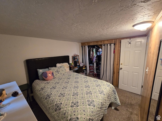 5841 S 129 W, Murray, UT 84107 - bedroom with a textured ceiling and carpet