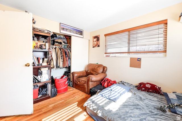 4222 S 1100 E, Millcreek, UT 84124 - bedroom with wood finished floors and a closet