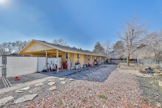 4222 S 1100 E, Millcreek, UT 84124 - back of house with a fenced backyard and a patio area