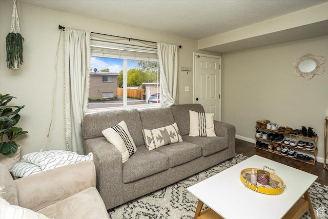 556 W 800 N Unit 15, Provo, UT 84601 - living area with wood finished floors and baseboards