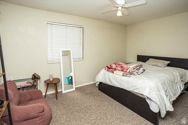 556 W 800 N Unit 15, Provo, UT 84601 - carpeted bedroom with a ceiling fan and baseboards