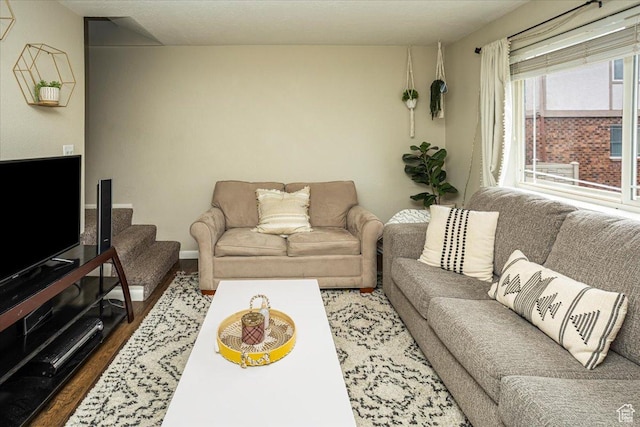 556 W 800 N Unit 15, Provo, UT 84601 - living room with baseboards and wood finished floors