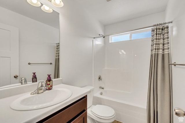 188 E Bruin Dr, Eagle Mountain, UT 84005 - bathroom featuring shower / bath combo with shower curtain and vanity