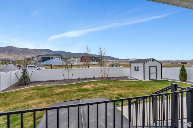 3498 N Delta St, Eagle Mountain, UT 84005 - view of yard with a mountain view and a residential view