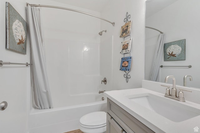 3498 N Delta St, Eagle Mountain, UT 84005 - full bath featuring shower / bathtub combination with curtain, vanity, and toilet