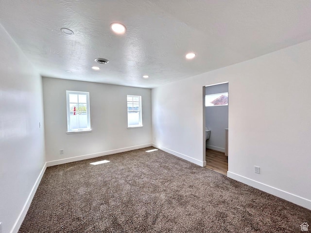 991 N 2500 W, Vernal, UT 84078 - carpeted empty room with baseboards, recessed lighting, and visible vents