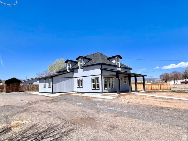 991 N 2500 W, Vernal, UT 84078 - exterior space featuring fence and a shingled roof