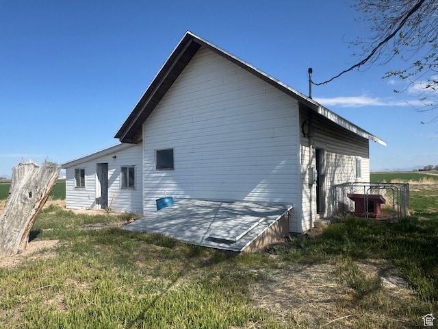view of side of property
