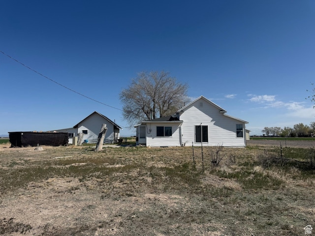 view of rear view of property