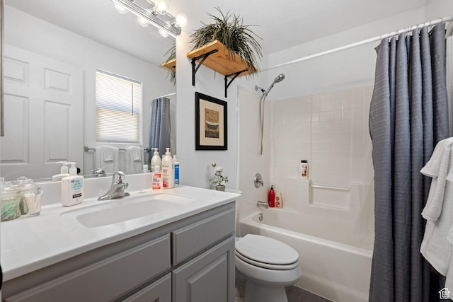 2369 S 780 W, Hurricane, UT 84737 - bathroom with shower / bath combination with curtain, toilet, and vanity