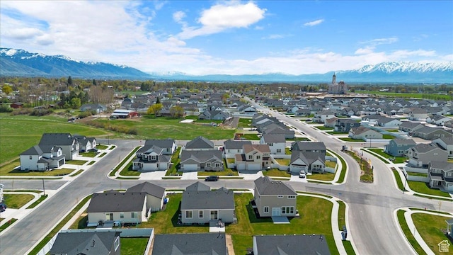 574 W 500 N, Smithfield, UT 84335 - birds eye view of property with a residential view and a mountain view
