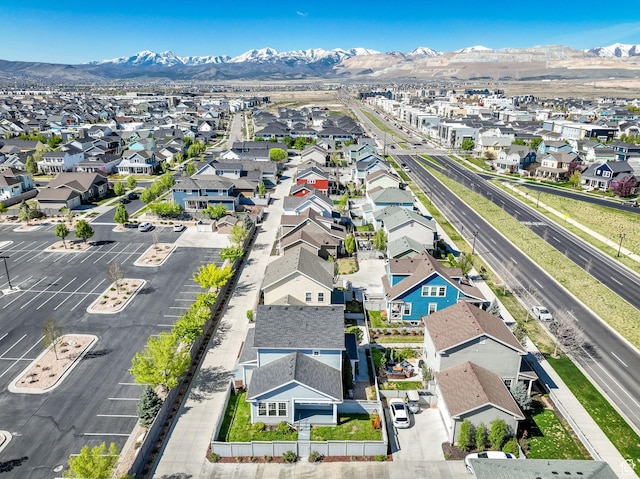 5103 W S Jordan Pkwy, South Jordan, UT 84009 - aerial view with a residential view and a mountain view