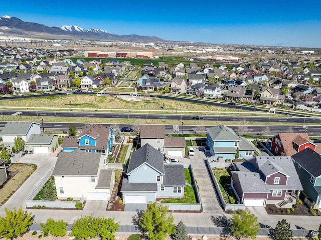 5103 W S Jordan Pkwy, South Jordan, UT 84009 - bird's eye view featuring a mountain view and a residential view