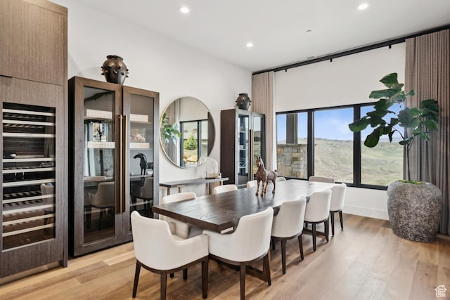 4014 Aspen Camp Loop, Park City, UT 84098 - dining space with recessed lighting and light wood-style flooring