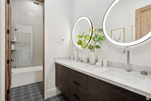 4014 Aspen Camp Loop, Park City, UT 84098 - full bath featuring double vanity, a sink, and  shower combination