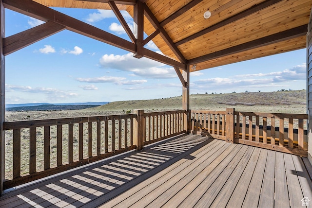 46997 W Thunder Ridge Rd, Fruitland, UT 84027 - deck with a mountain view