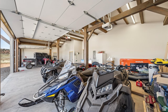 46997 W Thunder Ridge Rd, Fruitland, UT 84027 - garage with a garage door opener and electric panel