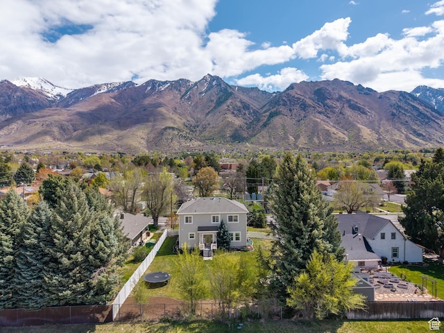 mountain view featuring a residential view