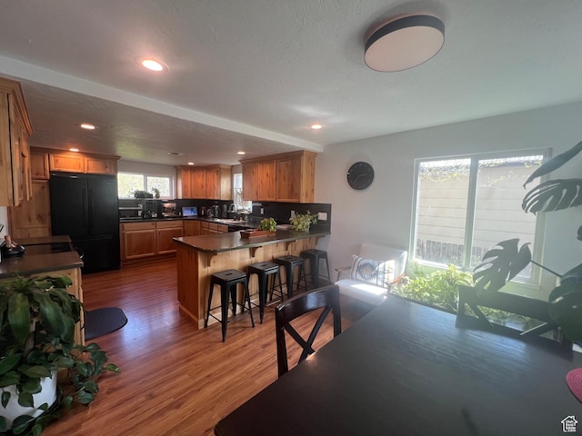 240 S 100 E, Logan, UT 84321 - dining space with recessed lighting and dark wood finished floors
