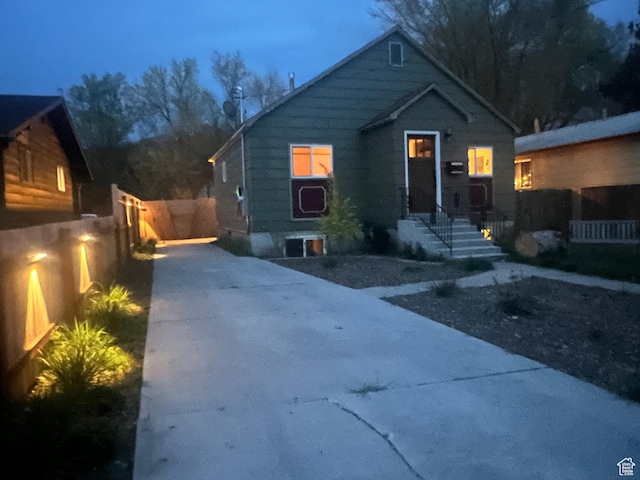240 S 100 E, Logan, UT 84321 - bungalow-style house featuring fence and concrete driveway