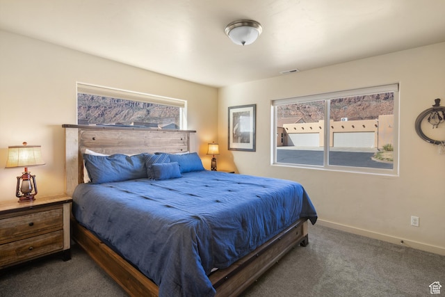 3686 S Spanish Valley Dr Unit W-4, Moab, UT 84532 - bedroom featuring baseboards, carpet flooring, and visible vents