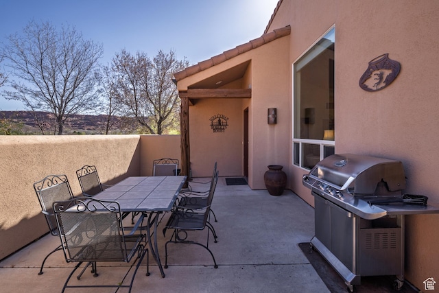 3686 S Spanish Valley Dr Unit W-4, Moab, UT 84532 - view of patio / terrace featuring outdoor dining space and area for grilling