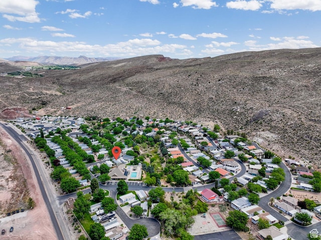 54 Cottonwood Ln, Hurricane, UT 84737 - bird's eye view with a mountain view