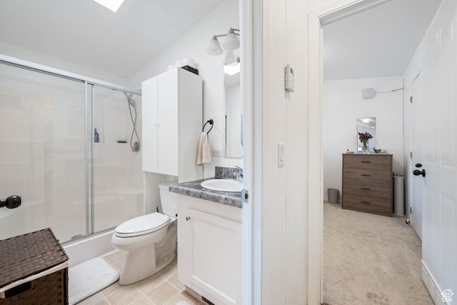 54 Cottonwood Ln, Hurricane, UT 84737 - bathroom with toilet, vanity, and a stall shower