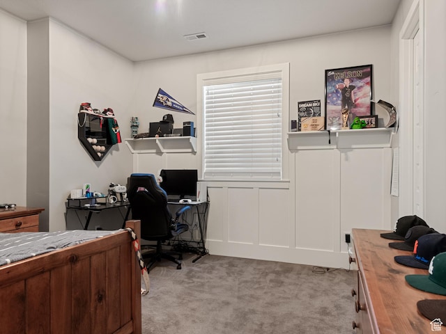 641 W 500 S, Midway, UT 84049 - bedroom featuring light carpet and an office area