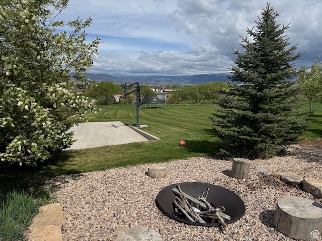 641 W 500 S, Midway, UT 84049 - view of grassy yard with a mountain view