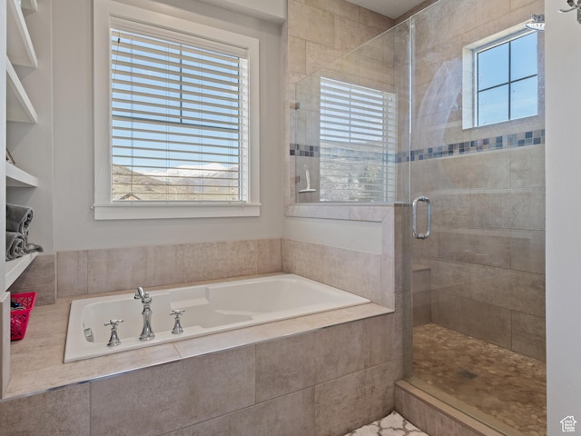 641 W 500 S, Midway, UT 84049 - full bathroom with a shower stall and a garden tub