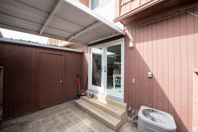 3937 S Lamplighter Way Unit 23, Riverdale, UT 84405 - doorway to property with cooling unit and french doors