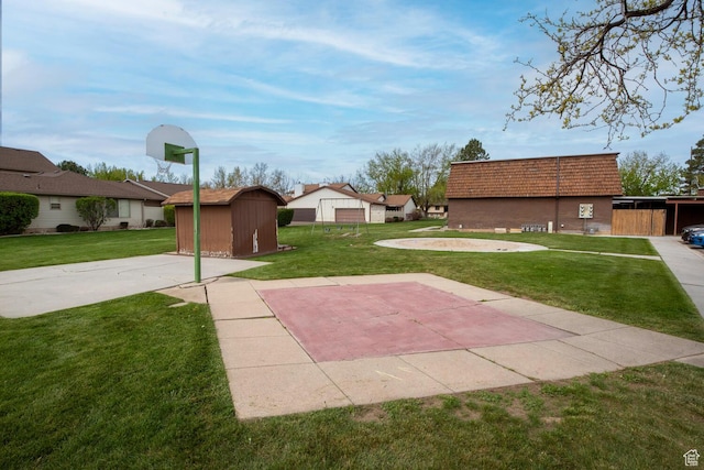 3937 S Lamplighter Way Unit 23, Riverdale, UT 84405 - view of yard featuring an outdoor structure and a storage shed