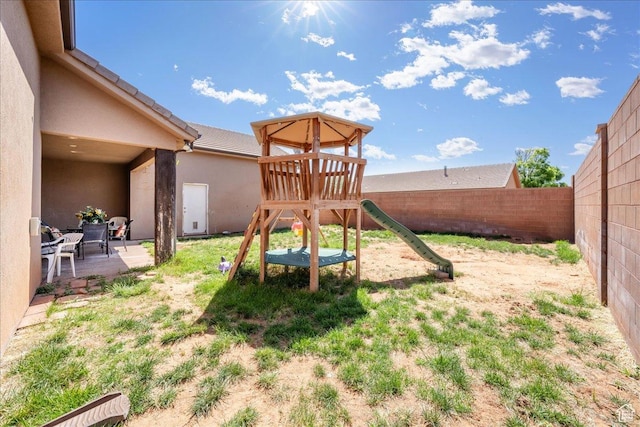 388 E 1060 S, Ivins, UT 84738 - view of play area with a patio and a fenced backyard