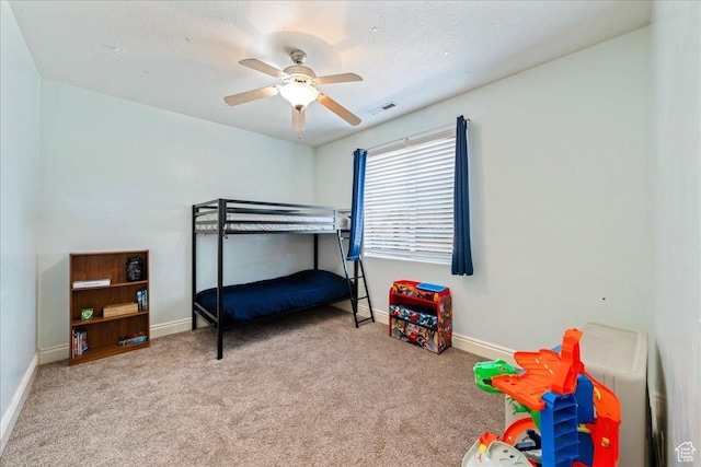 388 E 1060 S, Ivins, UT 84738 - carpeted bedroom with visible vents, a ceiling fan, and baseboards