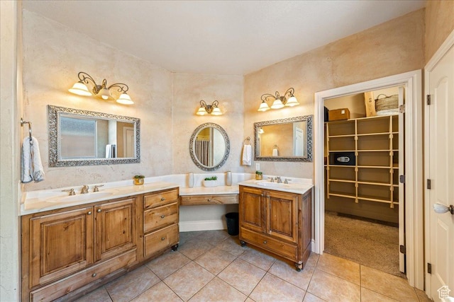 388 E 1060 S, Ivins, UT 84738 - bathroom with tile patterned floors, a spacious closet, and vanity