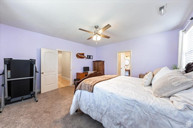 388 E 1060 S, Ivins, UT 84738 - carpeted bedroom with visible vents and a ceiling fan
